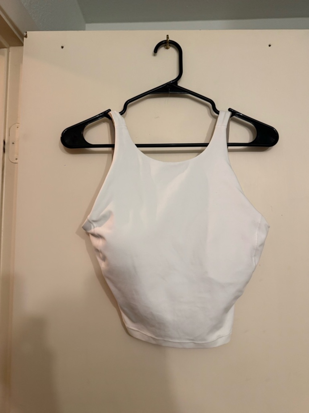 Lululemon bra tank white size 8